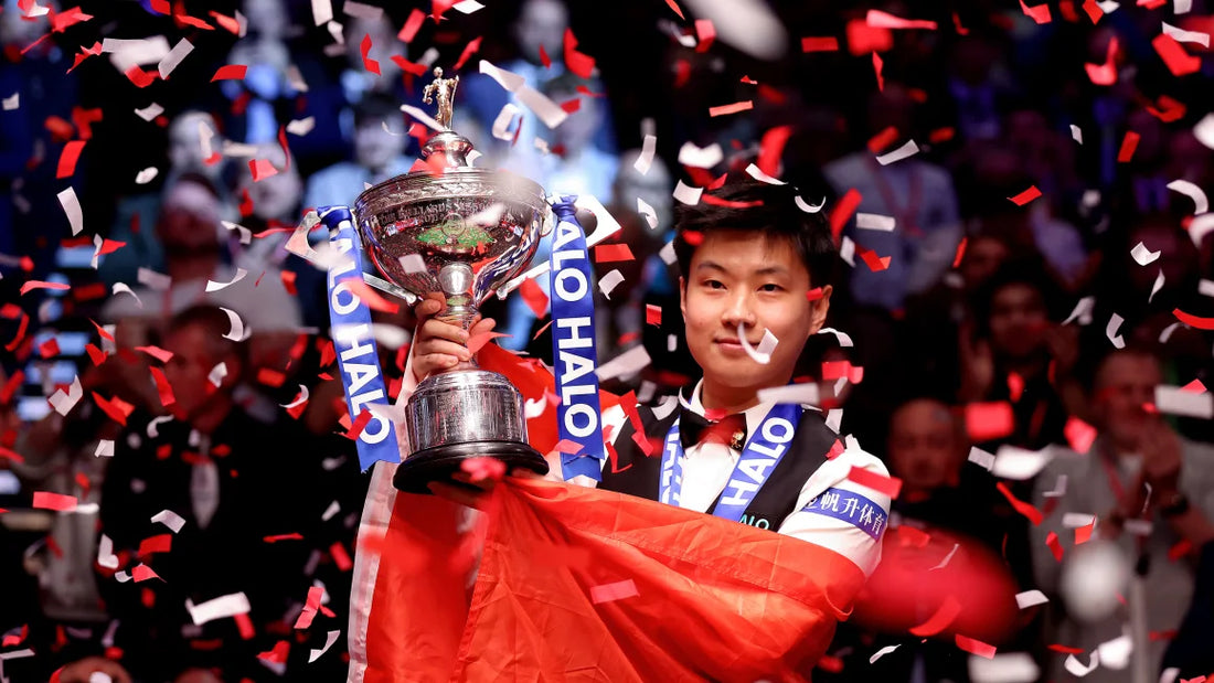 Zhao Xintong wins historic first World Snooker Championship for China