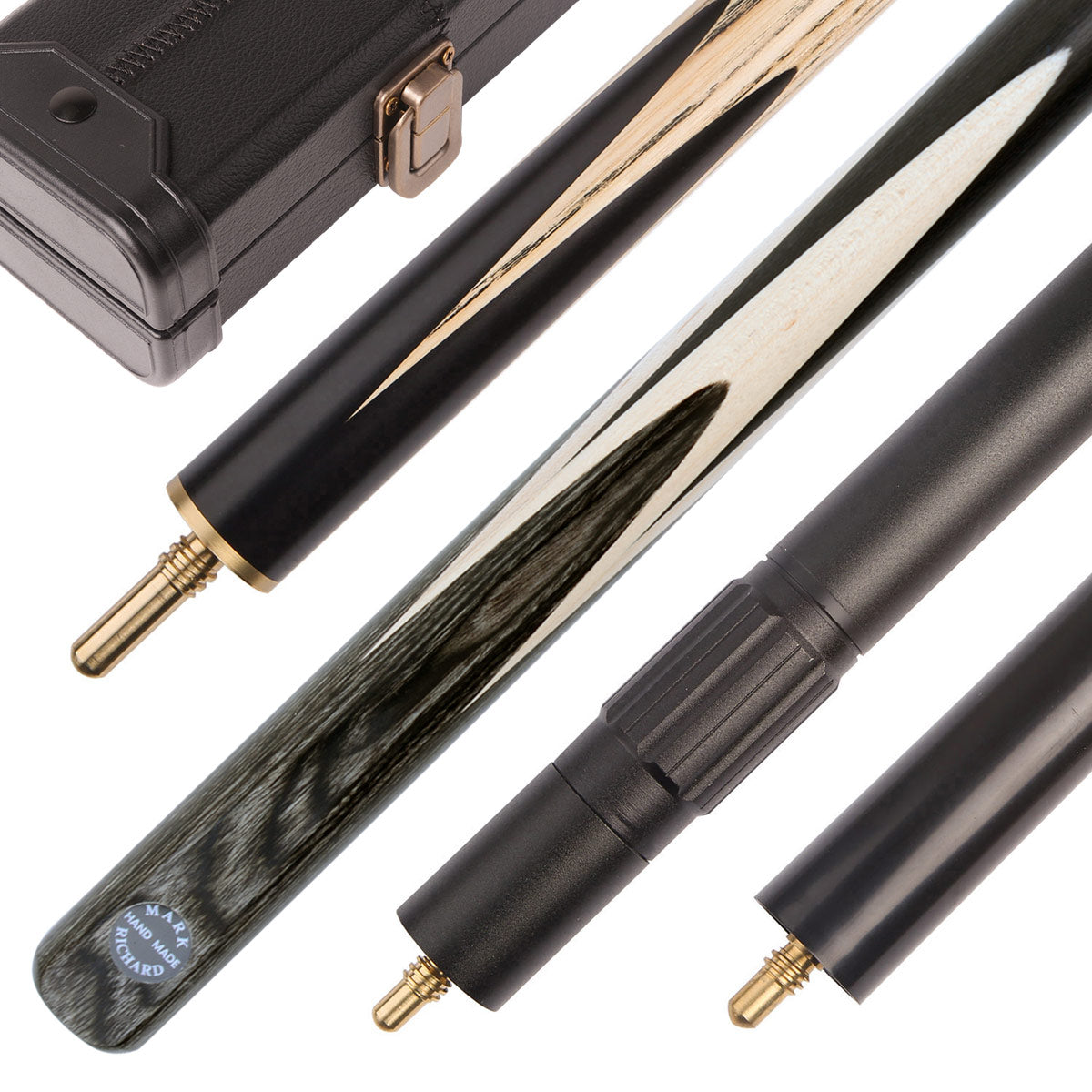 This Maple Black&White pool cue set