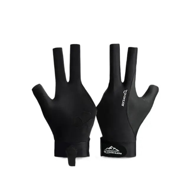 Elastic 3-Finger Snooker Glove Anti-Slip Billiard Glove - Left Hand