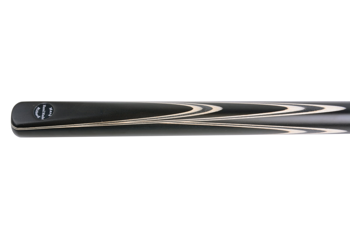 Professional-Grade 57"/58" Snooker/Pool Cue & Luxury Case Set With Ebony/White Splice Design #T2SC97
