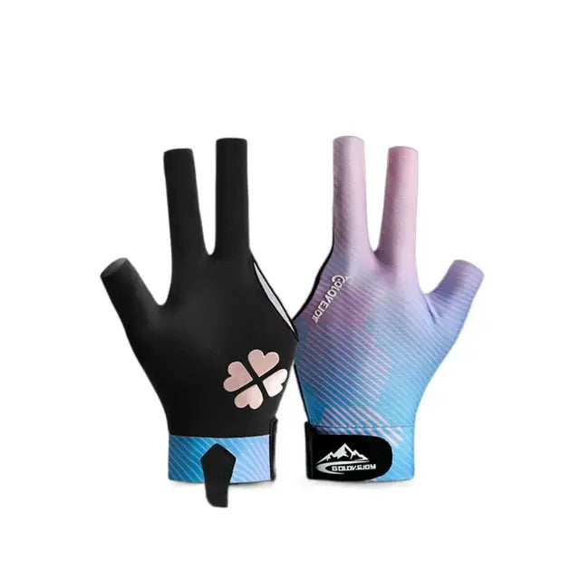 Elastic 3-Finger Snooker Glove Anti-Slip Billiard Glove - Left Hand