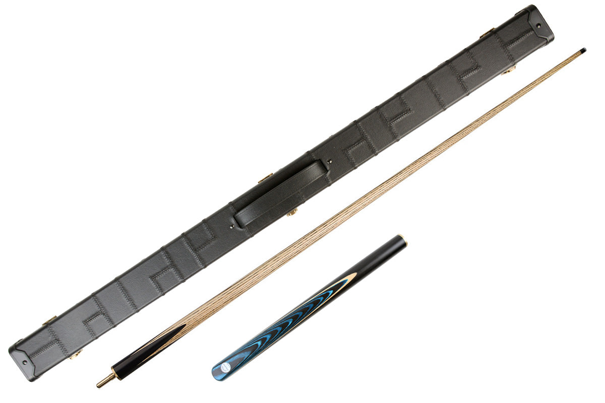 Professional Ocean-Inspired English Pool Break Cue – 57" 3/4 Jointed Ash & Exotic Wood #T2EPB02