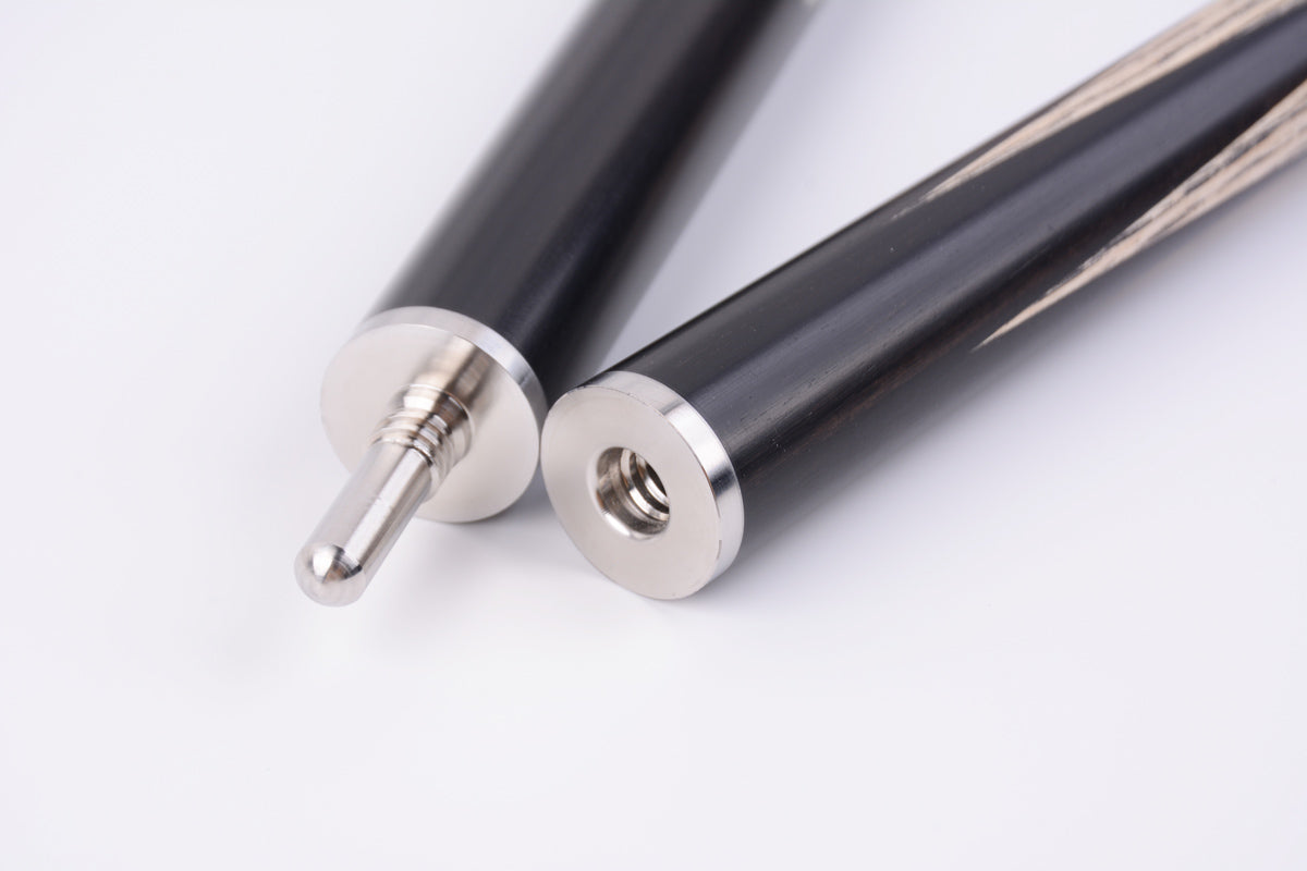 58" Alloy Pro Series 3/4 Joint Snooker Cue Kit - Tournament-Grade Bubinga & Laos burl Splices #T94AOY33