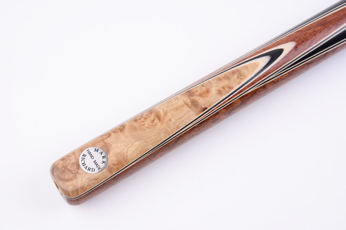 58" Alloy Pro Series 3/4 Joint Snooker Cue Kit - Tournament-Grade Bubinga & Laos burl Splices #T94AOY33