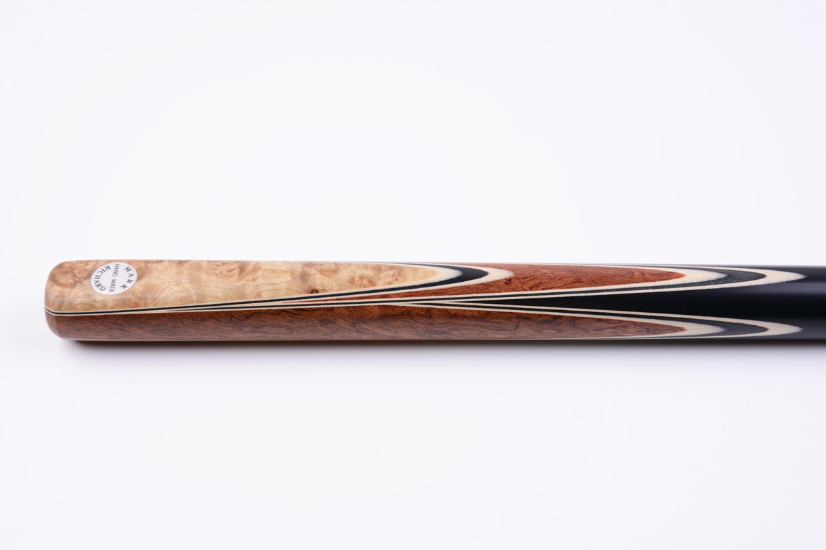 58" Alloy Pro Series 3/4 Joint Snooker Cue Kit - Tournament-Grade Bubinga & Laos burl Splices #T94AOY33