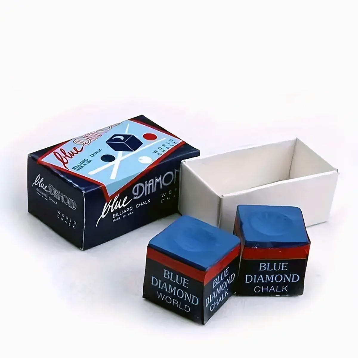 Longoni Blue Diamond Snooker Pool Billiard Cue Chalk – 1 Piece