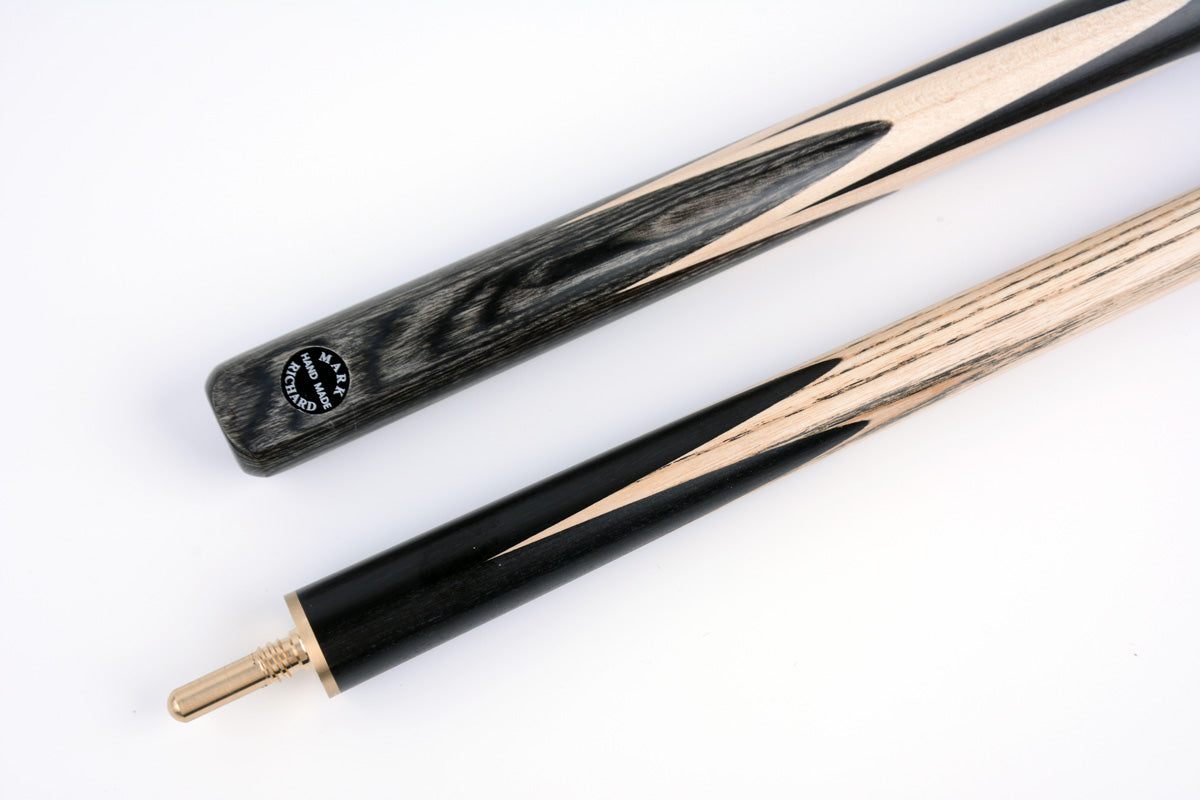 57/58" Professional Handcrafted Maple Black & White Snooker & Pool Cue Set #T2SC110