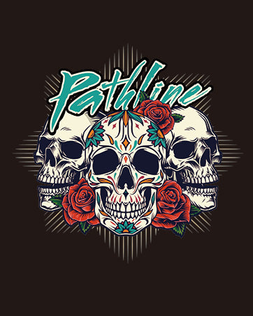 58" SKULL Design Maple 13mm Tip American Billiard Pool Stick - #PL518