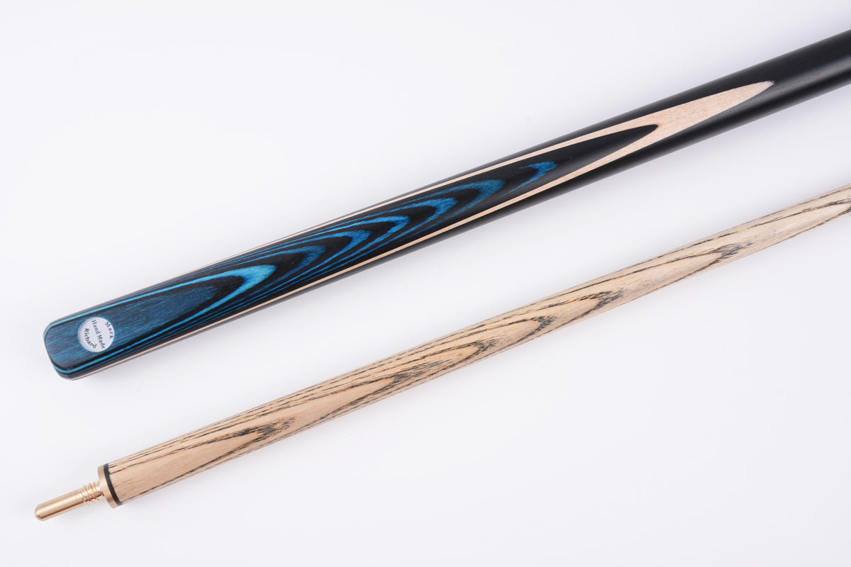 57" 1/2 Piece Blue Arrows Design Snooker Cue - Perfect for Beginners and Enthusiasts Accessories Kit #PC1SA22