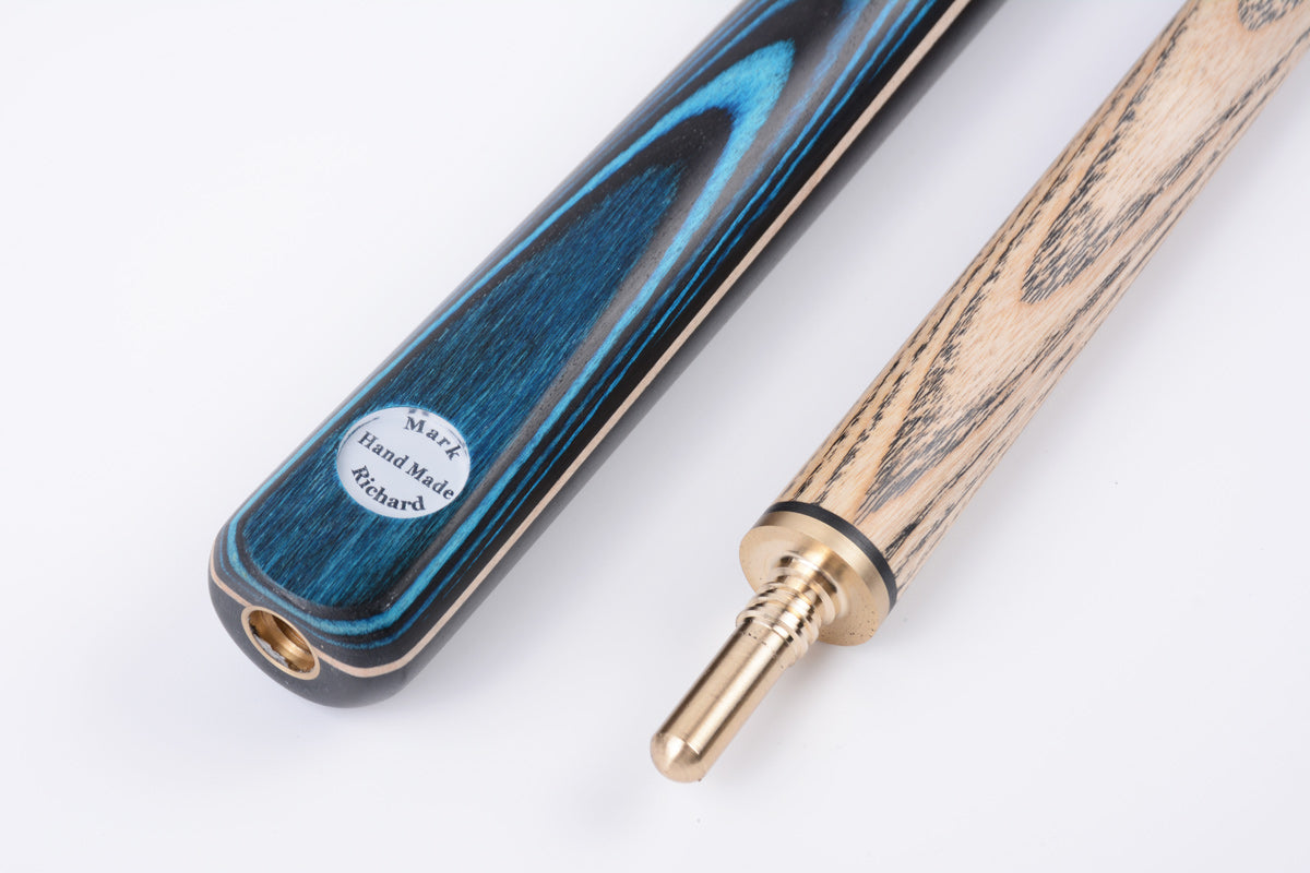 57" 1/2 Piece Blue Arrows Design Snooker Cue - Perfect for Beginners and Enthusiasts Accessories Kit #PC1SA22