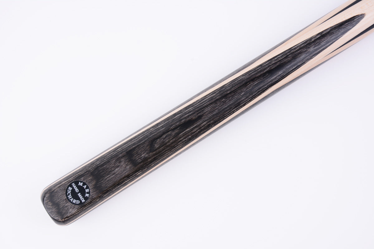 British Excellence 58" One Piece Snooker Cue – Hand-Spliced Classic Maple & Ebony Design #SCP03