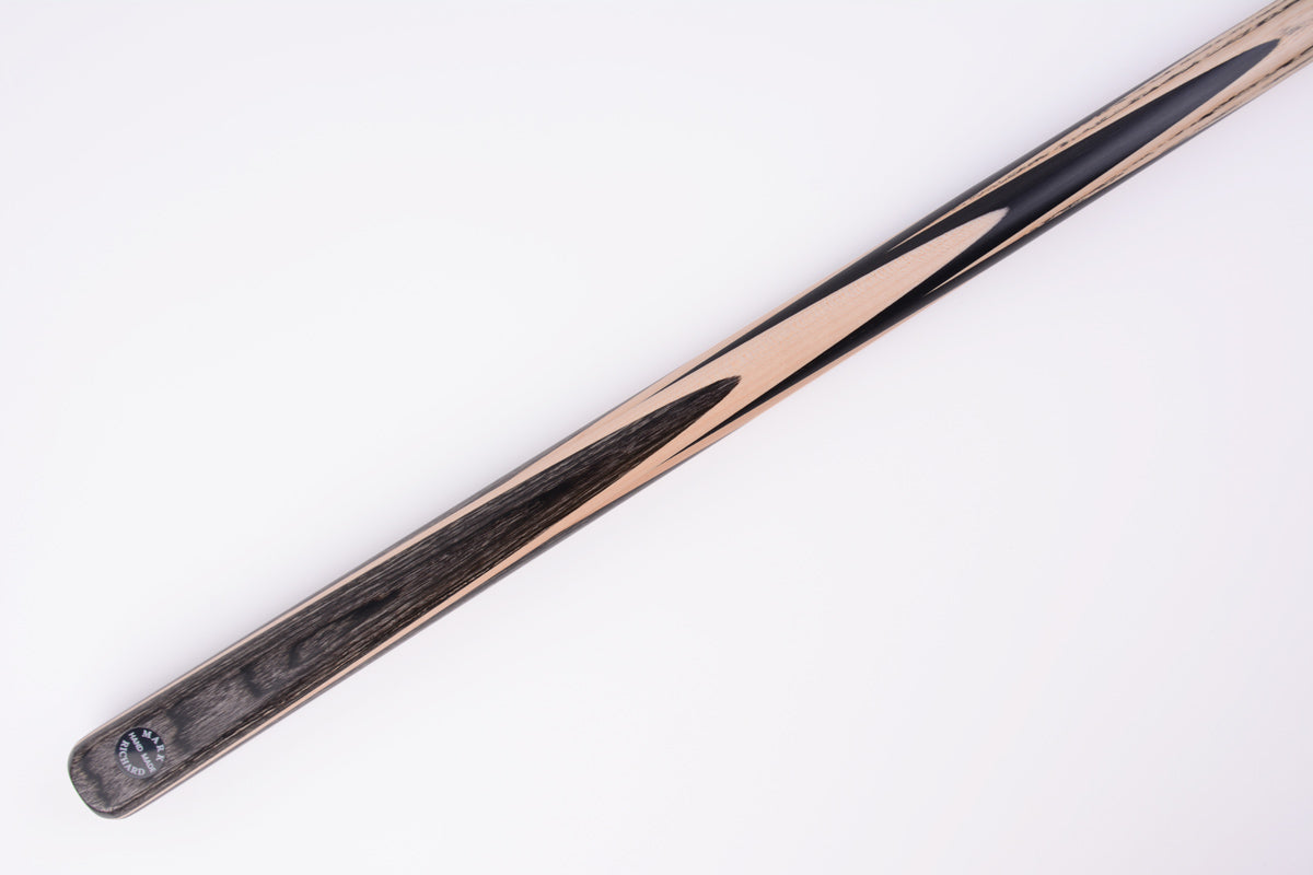 British Excellence 58" One Piece Snooker Cue – Hand-Spliced Classic Maple & Ebony Design #SCP03