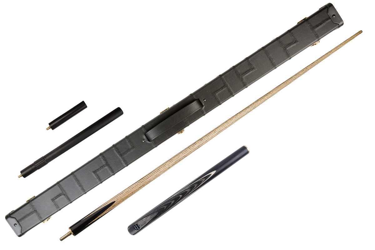 Premium Handcrafted 57/58" Grey & Black Snooker & English Pool Cue Set #SC107
