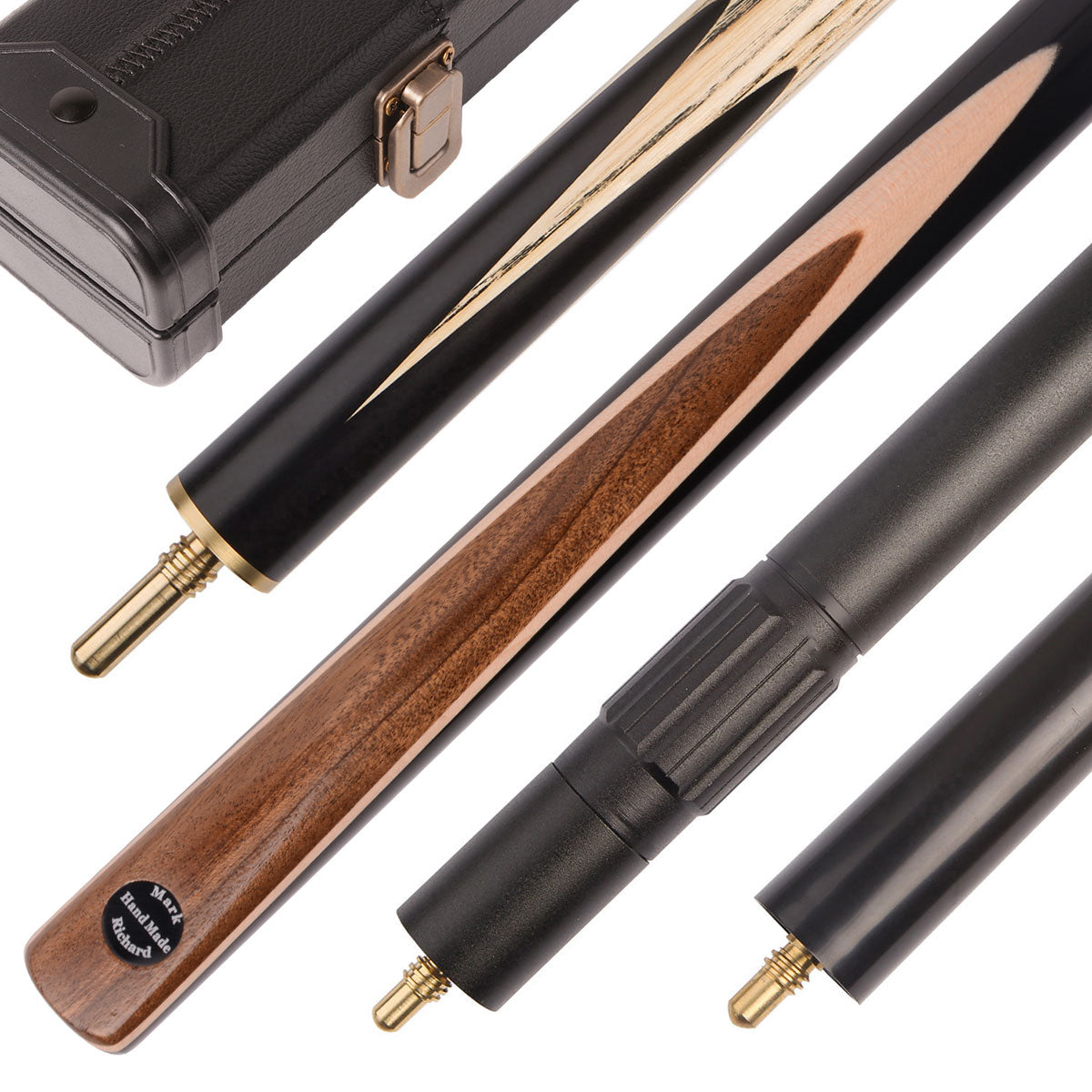 57"/58" Snooker/Pool Cue Set with Ovangkol Brown Splice #SC51