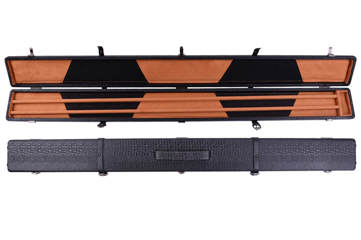 Mark Richard Complete English Pool Dual-Cue Kit – Break and Play in Luxury Leatherette Case #T401-9702