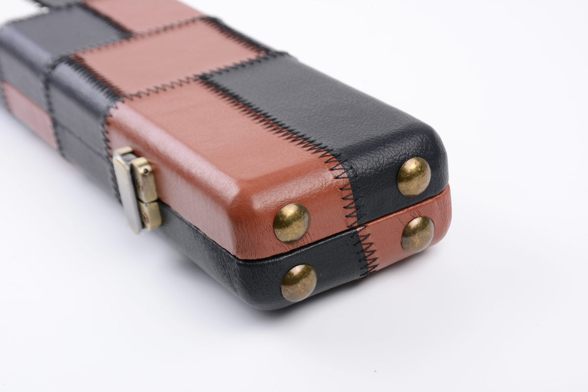 Pay 10GBP Update Case - MARK RICHARD Luxury Round Corners Leatherette Case for 58 inch 3/4 cue Case #T6