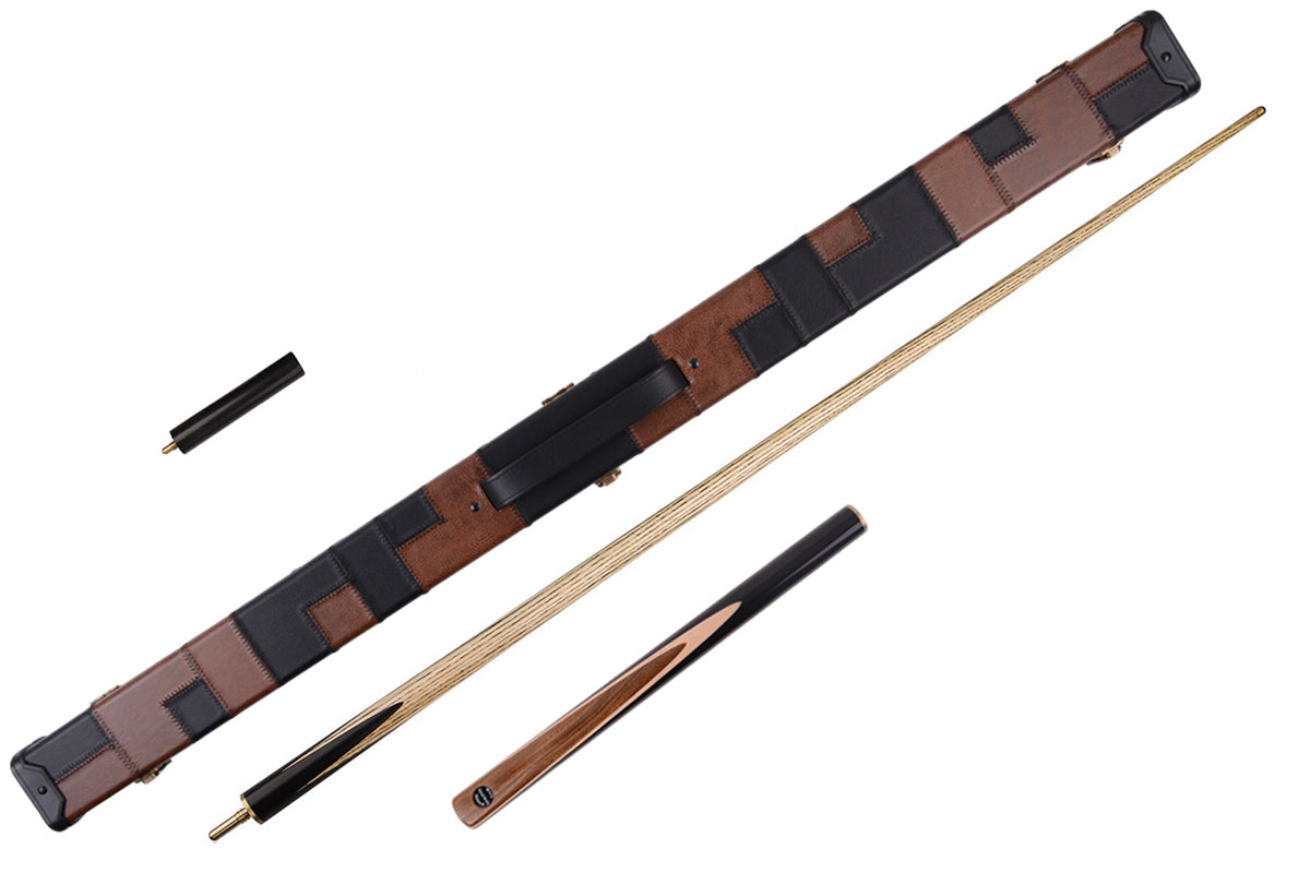 57"/58" Snooker/Pool Cue Set with Ovangkol Brown Splice #SC51