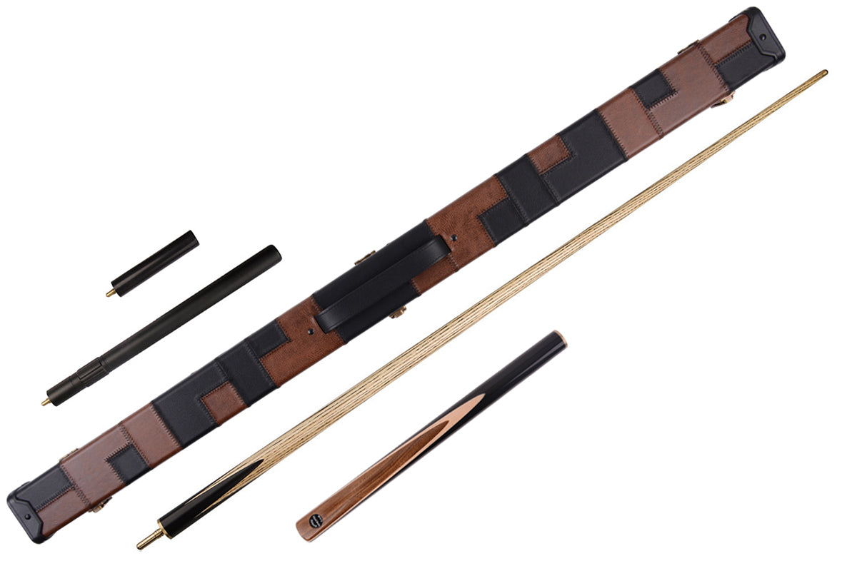 57"/58" Snooker/Pool Cue Set with Ovangkol Brown Splice #SC51