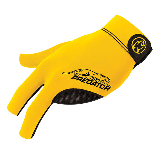 Predator Second Skin Yellow Billiards Pool Snooker Cue Glove - Left Hand
