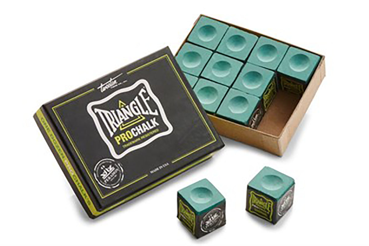 Tweetens Triangle Pro Snooker Pool Billiard Cue Chalk – Light Green