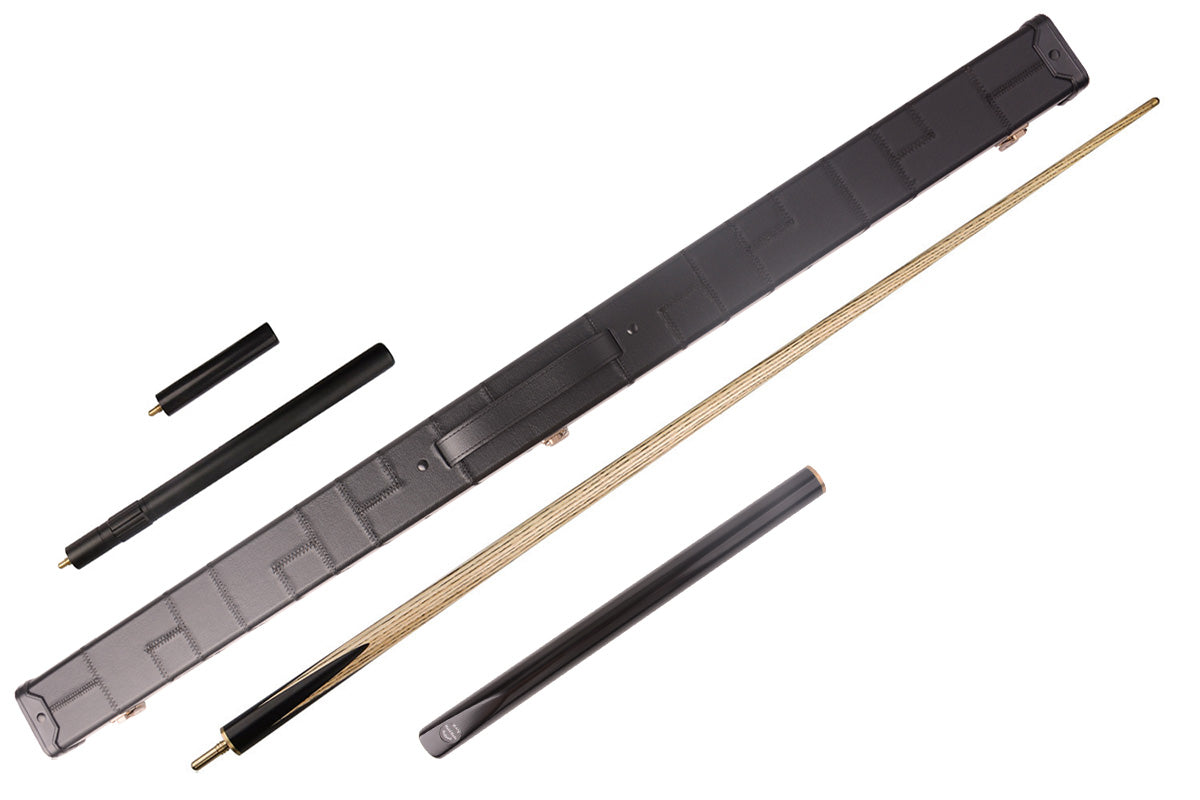 Professional 57" Classic Obsidian Elegance Black Snooker & English Pool Cue Set #T2SC72