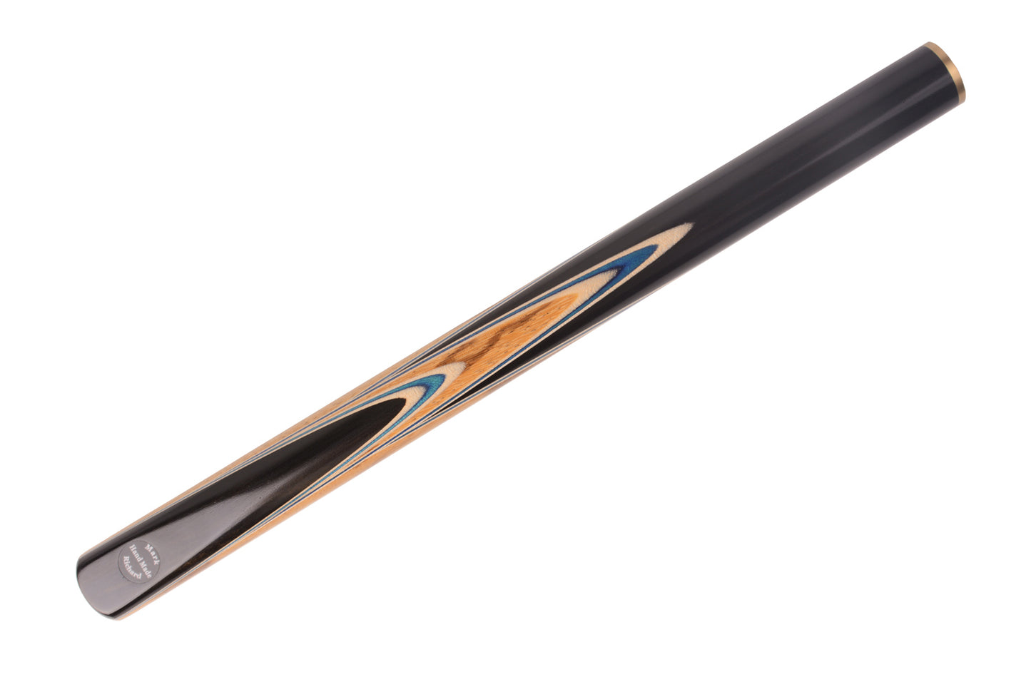Mountain Lake Aesthetics Snooker & Pool Cue Set - Handcrafted 57" Zebrano & Ebony Design #T90SC31