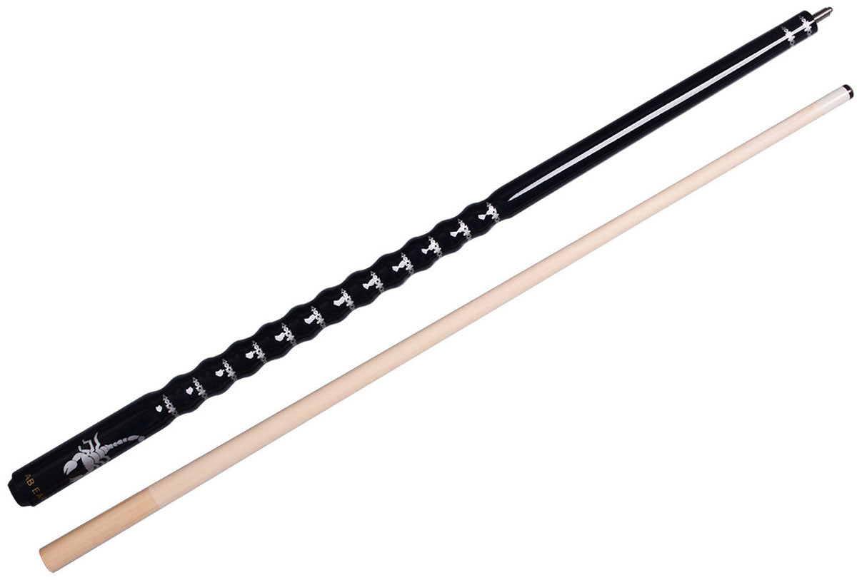 AB EARTH Ergonomic Black Pool Cue Stick #B14Black B18