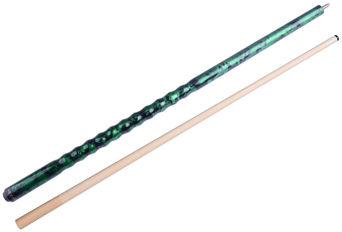 AB EARTH Green Mist Ergonomic Pool Cue – 19oz / 20oz / 21oz Maple Cue Stick #B20