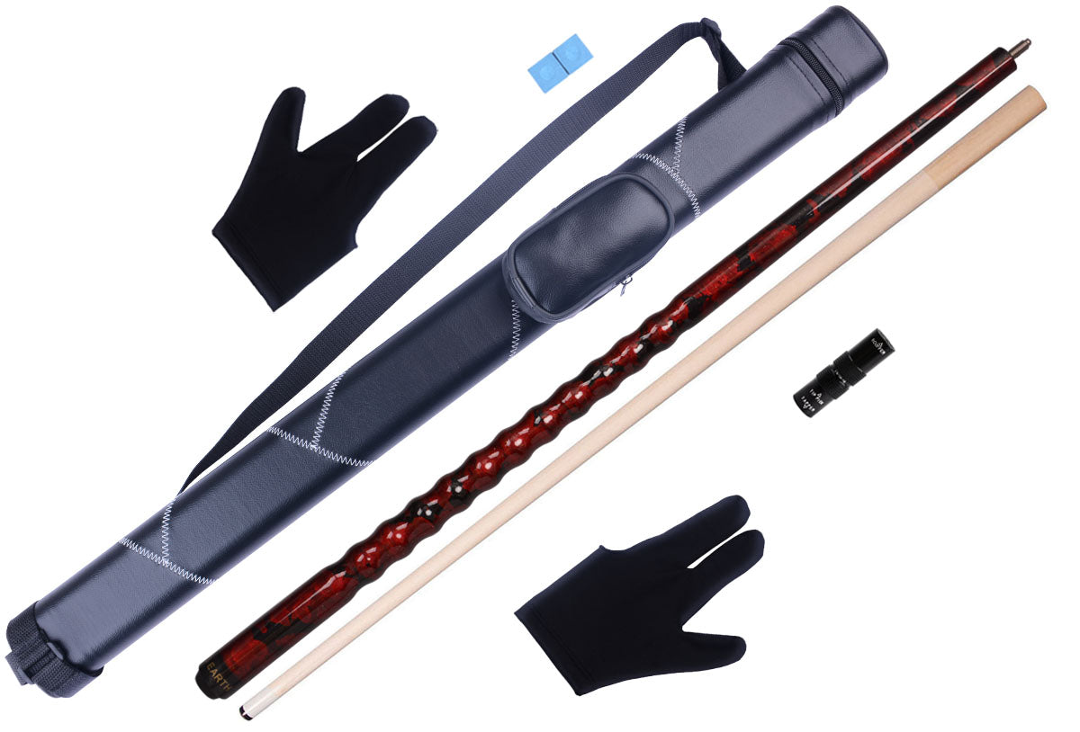AB EARTH Wine Foggy Ergonomic Pool Cue – Precision & Style in Every Shot #B11