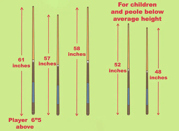 Full Guide to Billiards Cue Length and Size