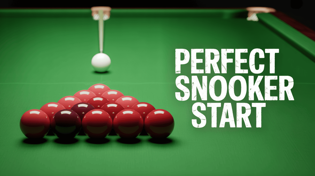 Stop Smashing the Pack: How to Break Off in Snooker