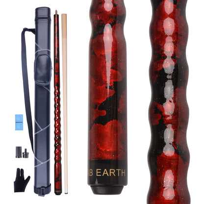 AB EARTH Wine Foggy Ergonomic Pool Cue – Precision & Style in Every Shot  #B11