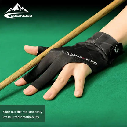 Professional Three-Finger Snooker Pool Cueing Glove - Left Hand