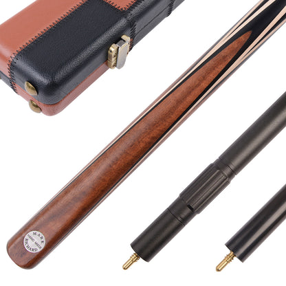 MARK RICHARD Alloy Pro Series 58" Premium Ash Shaft Padauk Splice One Piece Snooker Cue Set #T106AON06