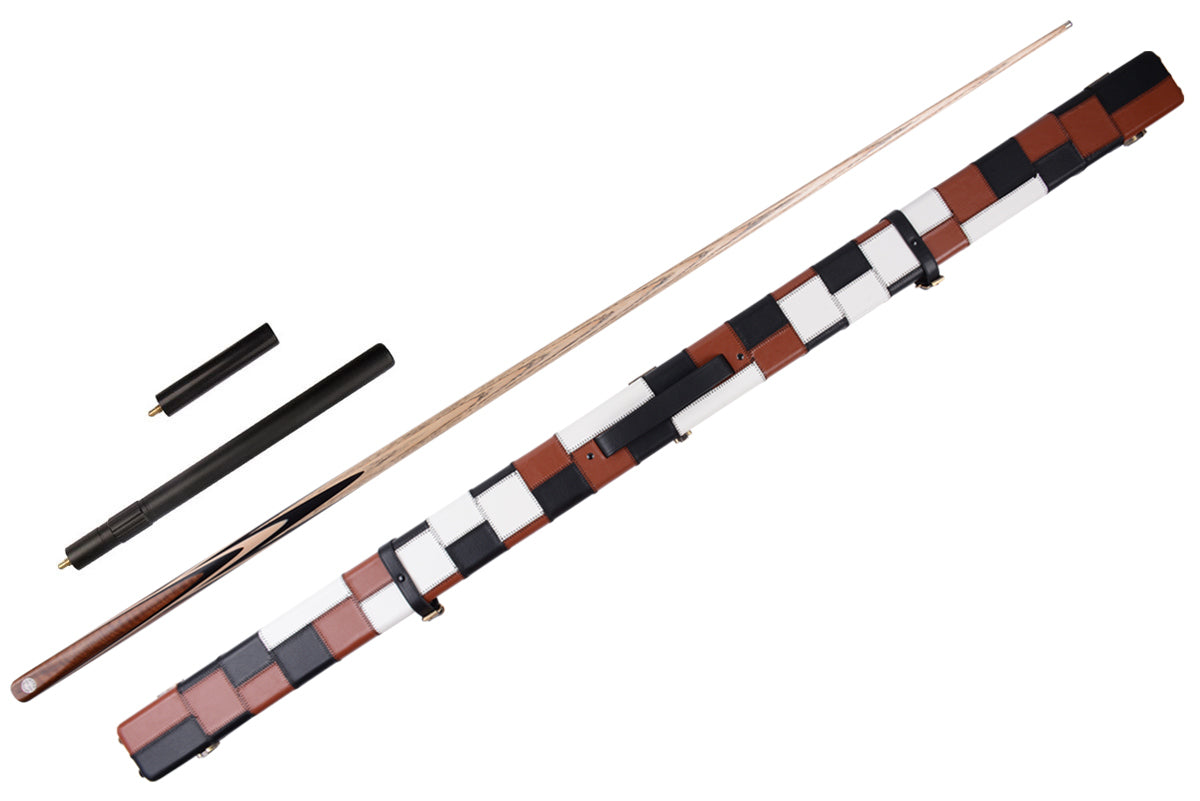 MARK RICHARD Alloy Pro Series 58" Premium Ash Shaft Padauk Splice One Piece Snooker Cue Set #T106AON06
