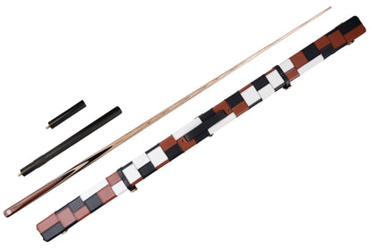 MARK RICHARD Alloy Pro Series 58" Premium Ash Shaft Padauk Splice One Piece Snooker Cue Set #T106AON06