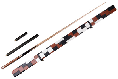 MARK RICHARD Alloy Pro Series 58" Thuya Burl Splice 9.5mm Tip One Piece Snooker Cue Set #T106AON07