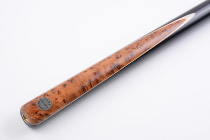 MARK RICHARD Alloy Pro Series 58" Thuya Burl Splice 9.5mm Tip One Piece Snooker Cue Set #T106AON07