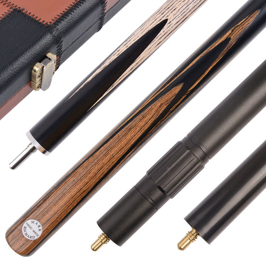 MARK RICHARD Alloy Pro Series 58" 3/4 Joint Ash with Mexican Bocote Splices Snooker Cue #T6AOY36