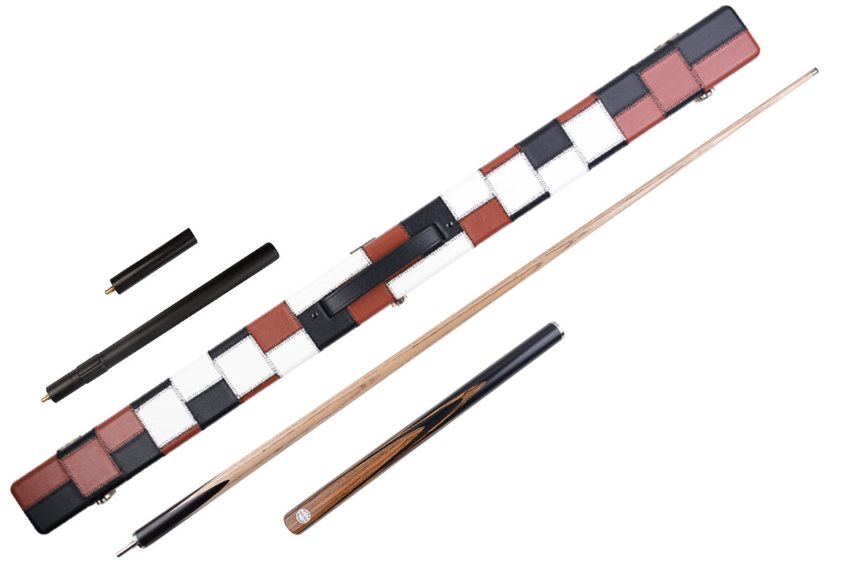 MARK RICHARD Alloy Pro Series 58" 3/4 Joint Ash with Mexican Bocote Splices Snooker Cue #T6AOY36