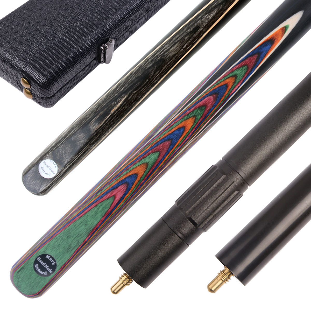 Mark Richard Pool Cue & Break Cue Come with Luxury Enhanced Leatherette Case #T401-10603