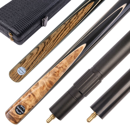 Mark Richard Complete English Pool Cue & Break Cue Set with Luxury Leatherette Cue Case #T401-3501