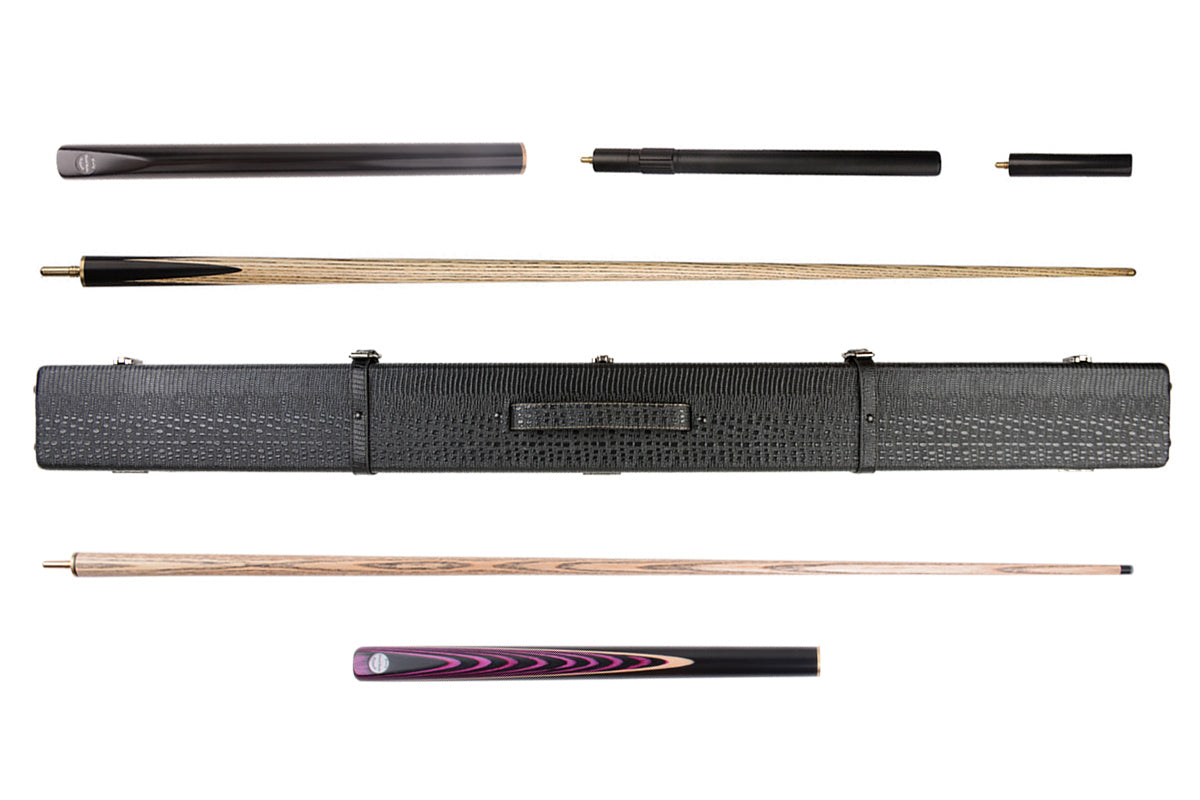 Mark Richard Complete English Pool Dual-Cue – Professional Break & Play Cue Set with Luxury Leatherette Case #T401-7204