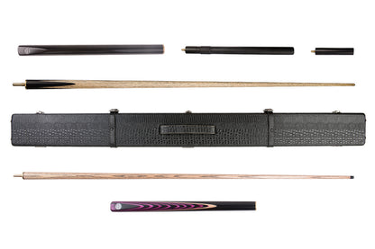 Mark Richard Complete English Pool Dual-Cue – Professional Break & Play Cue Set with Luxury Leatherette Case #T401-7204