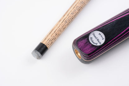 Mark Richard Professional Purple English Pool Break Cue – 58" 3/4 Piece Ash & Exotic Wood #T2EPB04