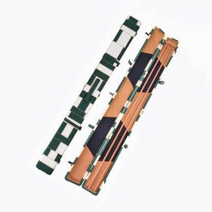 Pay 49GBP Update Case - MARK RICHARD Luxury Enhanced Leatherette Case for Two 58 inch 3/4 Cue Case #T403