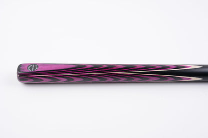 MARK RICHARD Black Badge Premium Handcrafted 57"/58" Purple & Black Snooker & English Pool Cue Set #SC111