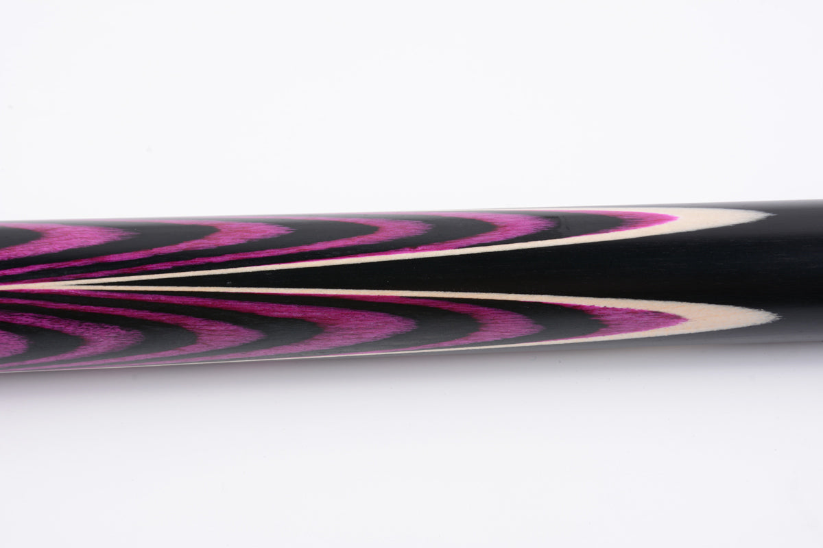 MARK RICHARD Black Badge Premium Handcrafted 57"/58" Purple & Black Snooker & English Pool Cue Set #SC111