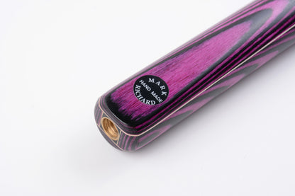 MARK RICHARD Black Badge Premium Handcrafted 57"/58" Purple & Black Snooker & English Pool Cue Set #SC111