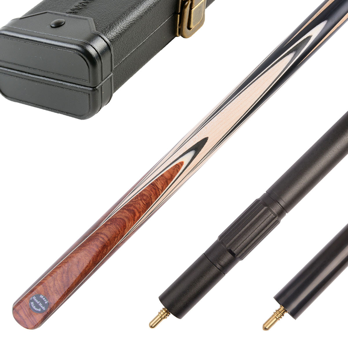 MARK RICHARD 57″/58″ Handmade 1 piece Snooker Cue Kit #T102SCP02